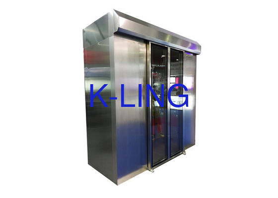 Ducha de aire bilateral del recinto limpio SUS304 de la clase 100 del soplo para la mercancía