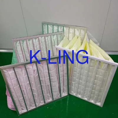 Filtro de aire de bolsillo para purificador de aire temperatura máxima 85C temperatura alta