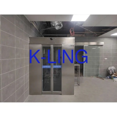 Ducha de aire de sala limpia Configuración de ventilador dedicado y fuente de alimentación de 220V/50Hz para la purificación del aire de la sala limpia