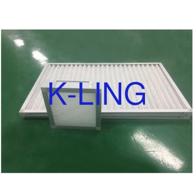 Construcción de filtros de paneles con material medio de espuma de PU filtros de aire de paneles pliados G1-G4 Eficiencia