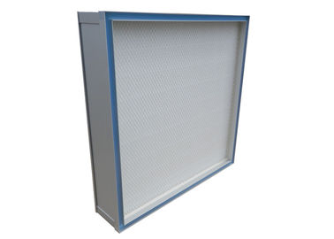 Filtro de aire del sello HEPA del gel del lado SUPERIOR del recinto limpio H14 del GMP con el marco de aluminio sacado
