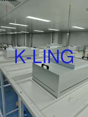 Sistema de sala limpia modular con filtro HEPA de tamaño personalizado y piso antiestático de PVC