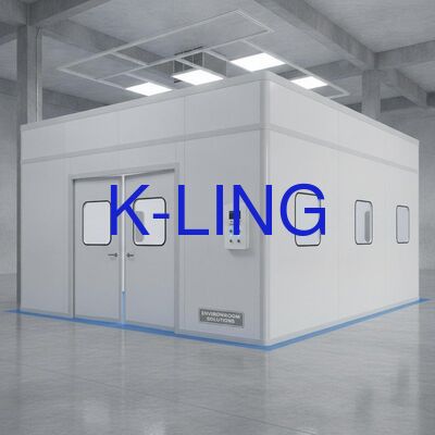 Material de piso de PVC Paredes duras Sala limpia Reubicable Reconfigurable Soluciones de sala limpia modulares para entornos controlados