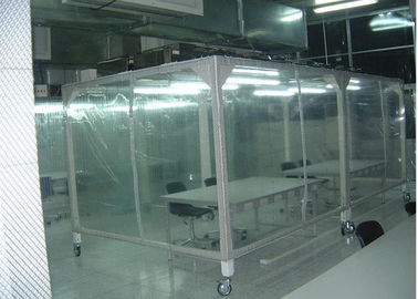 Recinto limpio de acero revestido farmacéutico, cámara vertical de Softwall del poder del flujo de aire laminar