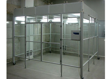 Cabina vertical suave de aluminio del flujo laminar del sitio limpio de la pared de la presión positiva