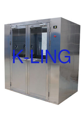 Ducha de aire electrónica del cargo de la puerta doble del dispositivo de seguridad con soplar bilateral