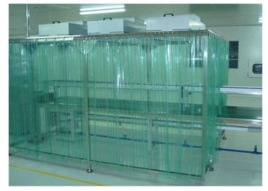 Cortina antiestática de la prueba del polvo de la cabina del sitio limpio de Pharma de la fan de EBM