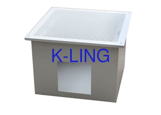 Caja revestida del filtro del acero HEPA del polvo de la fuente del aire fresco para la fábrica electrónica