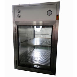 Caja de paso electrónica de la ducha de aire que entrelaza/paso filtrado HEPA farmacéutico del recinto limpio a través