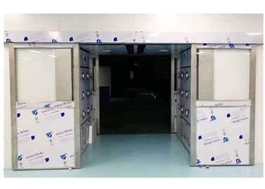 Túnel automático de la ducha de aire de la puerta deslizante con la certificación del CE de la exhibición del LCD