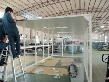 Sitio limpio de Softwall del aire del equipo compacto de la purificación con la cortina anti de la rejilla de Staic