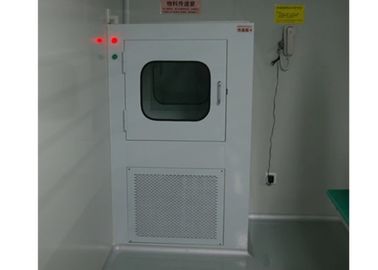 Material de acero revestido del dispositivo de seguridad de aire de la ducha de paso del polvo electrónico de la caja