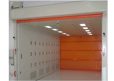 túnel grande de la ducha de aire del espacio de 3PH 380V con la puerta rápida del balanceo del PVC