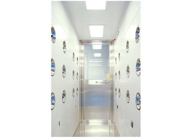 Máquina de la ducha de aire del recinto limpio del dispositivo de seguridad eléctrico con soplar direccional dos