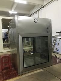 Caja de paso farmacéutica del recinto limpio para la droga Transfter con la puerta de cristal