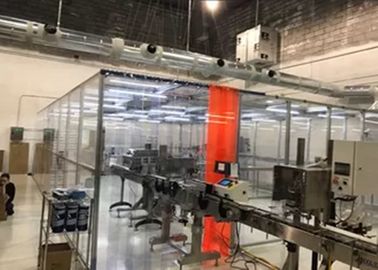 Sitio limpio de Softwall de la pared del plexiglás de la producción del cigarrillo de E
