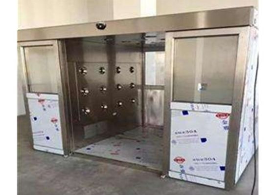 Control doble auto del PLC del túnel de la ducha de aire de la puerta deslizante