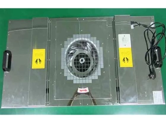 Unidad de filtrado de acero inoxidable de la fan del gabinete FFU de la eficacia H14 de poco ruido
