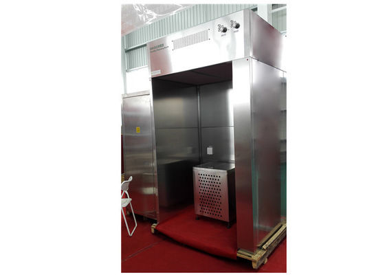 Altos cabina de dispensación del SUS 304 cosméticos verticales de la industria del flujo de aire de la limpieza