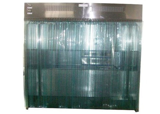 Hojas de los SS 304 que dispensan la cabina con el filtro de la puerta HEPA de la cortina del PVC