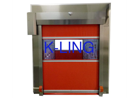 Marco rápido del SUS 304 del túnel de la ducha de aire de la puerta del obturador del control del PLC