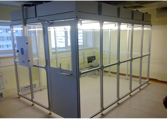 El marco de aluminio Softwall del perfil del OEM limpia la cabina de dispensación del sitio ISO 5 ISO 7