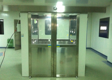 Lado tres que sopla el sistema farmacéutico 380V 60HZ de la ducha de aire del recinto limpio del acero inoxidable