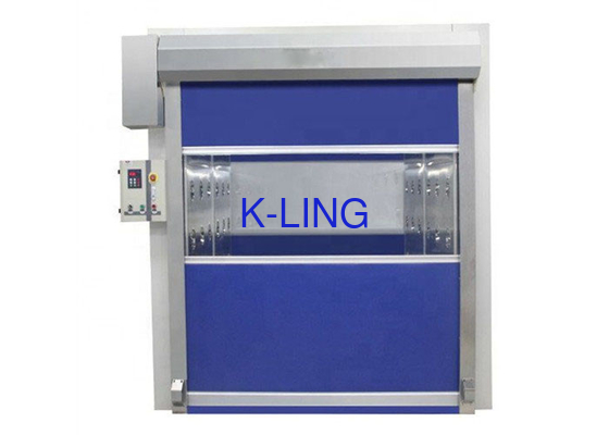 Túnel de la ducha de aire de la puerta del obturador del PVC de 1.1KW Warehouse
